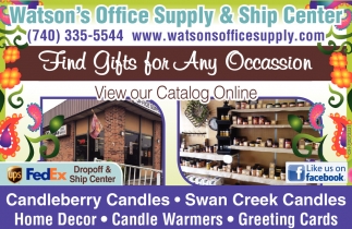 Office Supply & Ship Center, Watson's Office Supply, Washington Court  House, OH
