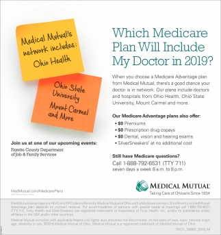 Medicare Advantage Plan, Medical Mutual 