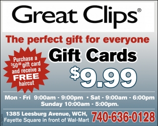 Great Clips Gift Card / Enter To Win Great Clips Contest November